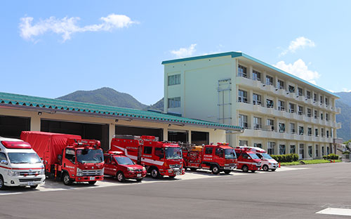 吾妻広域消防本部・東部消防署の外観